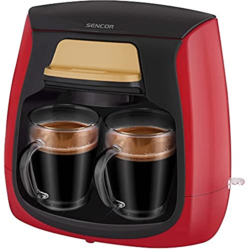 Kaffeemaschine, 0,3 l, Fassungsvermögen: 500 W, Rot