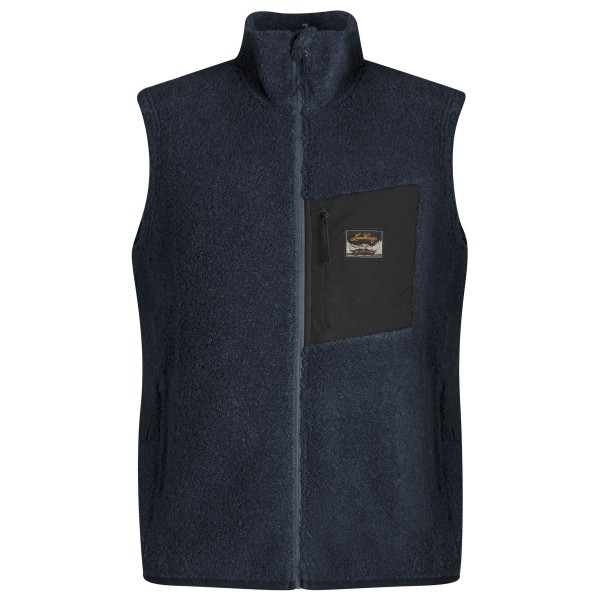 Lundhags - Flok Wool Pile Vest - Wollweste Gr XL blau