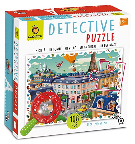 Ludattica Puzzle 108 pièces : Detective Puzzle : La Ville