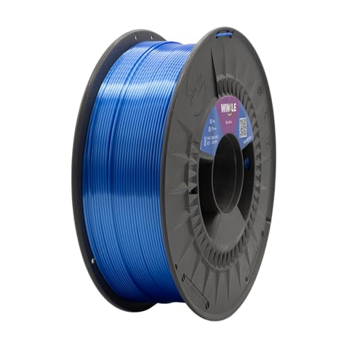 Winkle PLA SILK Blue Steel Filament | Pla 1,75 mm | Filament Print | 3D-Drucker | 3D-Filament | Farbe Blue Steel | Spule 1000 g
