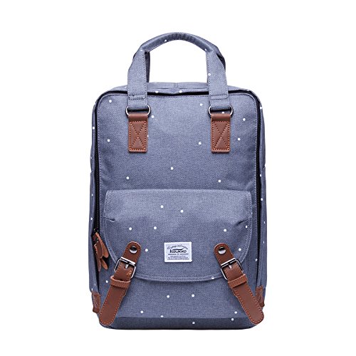 Kaukko Stylisch Laptop Handtasche Schulrucksack Daypacks (Grau JNL-06-09-FBA)