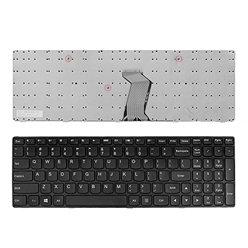 Laptop Ersatz US-Layout Tastatur für Lenovo G500 G505 G500A G510 G700 G700A G710 G710A Schwarz