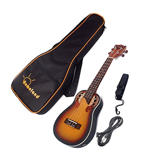 Healifty 23"Solid Sprece Acoustic Ukulele Konzert Gitarre Rosewood Fretboard Bridge 4 String Hawaiian Gitarre mit Gig Bag