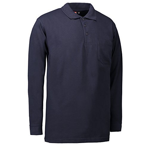 Pionier 41087-4XL Poloshirt 326 PRO Wear mit Tasche Größe 4XL in marineblau