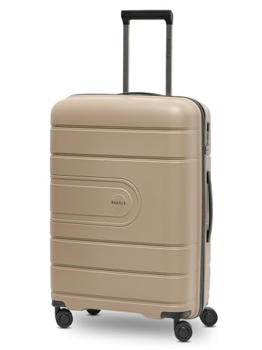 REDOLZ Essentials 11 Hartschalen Koffer Damen/Herren – Leichter Trolley 67 cm, hochwertiges Polypropylen Material, 4 Doppelrollen & TSA-Schloss (Bronze, Mittelgroßer Koffer)
