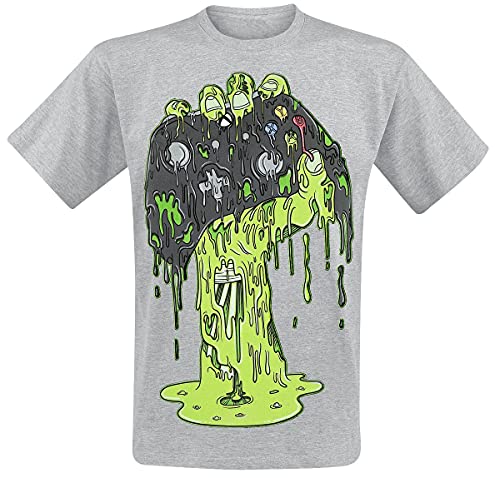 Xbox Zombie Hand Männer T-Shirt grau meliert XXL 97% Baumwolle, 3% Polyester Fan-Merch, Gaming