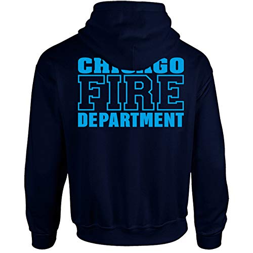 Chicago Fire Dept. - Pullover mit Kapuze (Blue Edition) (L)