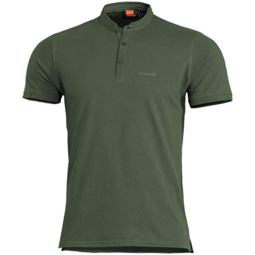 Pentagon Levantes Henley Shirt Camo Green, M, Oliv