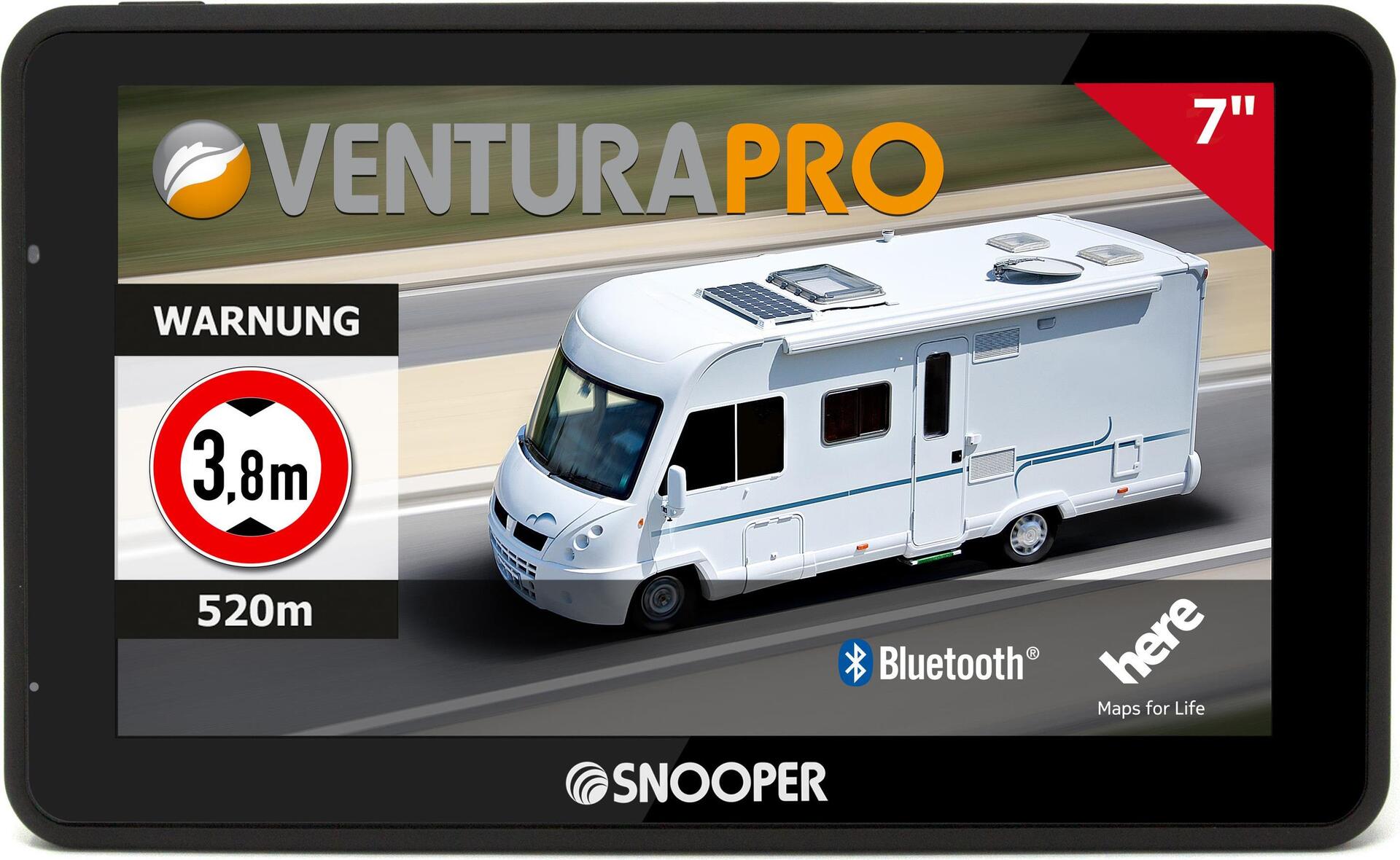 Snooper Ventura PRO S6900 Navigationssystem Fixed 17,8 cm (7 ) LCD Touchscreen 322 g Schwarz (NAVES69)