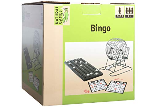 VEDES Großhandel 0061058834 Natural Games Bingo mit Metallkorb