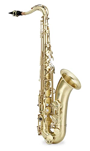 Classic Cantabile Winds TS-450 Bb brushed Tenorsaxophon (Tenor-Saxophon, gebürstetes Messing, Bb-Stimmung, Hoch-Fis-Klappe, sehr ergonomische Klappenmechanik)
