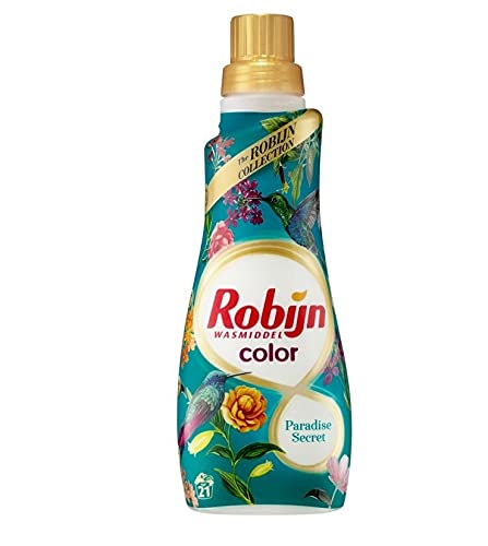 4 x Robijn Flüssig-Waschmittel Color"Paradise Secret"- 21 Wäschen - 735 ml