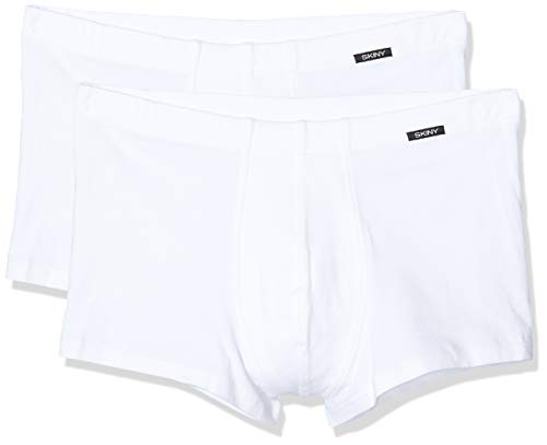 Skiny Herren Pant 2er Pack Cotton Advantage Boxershorts, Weiß, M