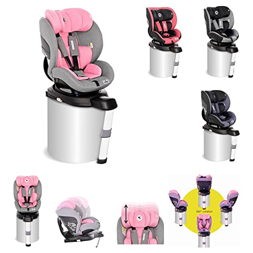 Lorelli Kindersitz Proxima i-Size Gruppe 0/1/2 (0-25 kg) Isofix verstellbar, Farbe:rosa