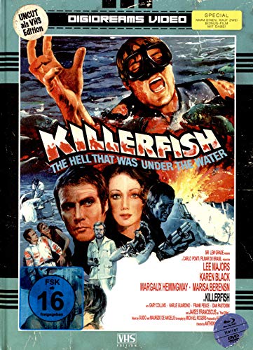 Killerfish - Mediabook (plus Bonusfilm: Blutige Seide) limitierte Auflage 250 Stück!!! [Blu-ray]