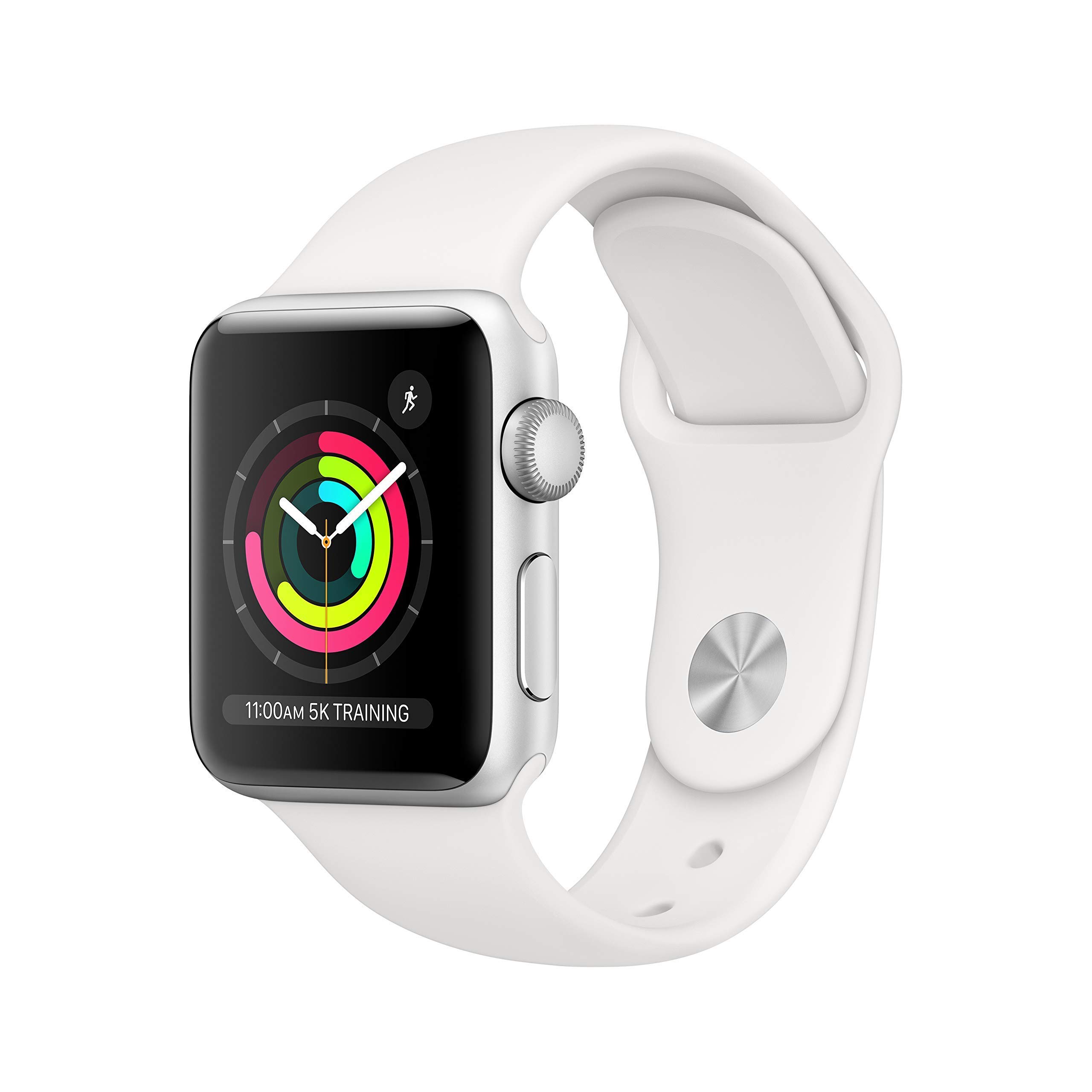 Apple Watch Series 4 40mm (GPS) - Aluminiumgehäuse Silber Weiß Sportarmband (Generalüberholt)