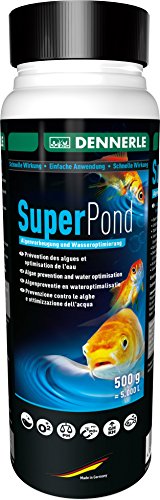 Dennerle SuperPond - Algenvorbeugung und Wasseroptimierung für Gartenteiche (500 g)