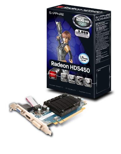 Sapphire HD5450 256 MB 32bit DDR3 DVI-I HDMI/VGA PCI Express Video Karte 100291–256 MB