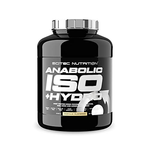 Scitec Nutrition Anabolic Iso + Hydro, Whey Protein mit Kreatin, HMB, Maca und Aminosäuren, 2350 g, Vanille