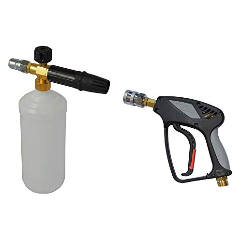 KAIBINY Druckwaschanlage Zubehör Foam Gun Schneeschaumlanze und Gun Kit PA Pot for Professional Hochdruckreiniger Auto-Waschmaschine Reinigungsmaschine Autoteile