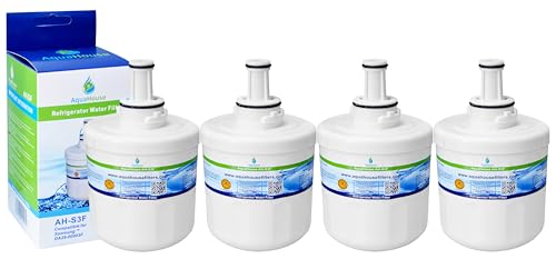 4x AH-S3F kompatibel Wasserfilter für Samsung Kühlschrank DA29-00003F, HAFIN1/EXP, DA97-06317A-B, Aqua-Pure Plus, DA29-00003A, DA29-00003B