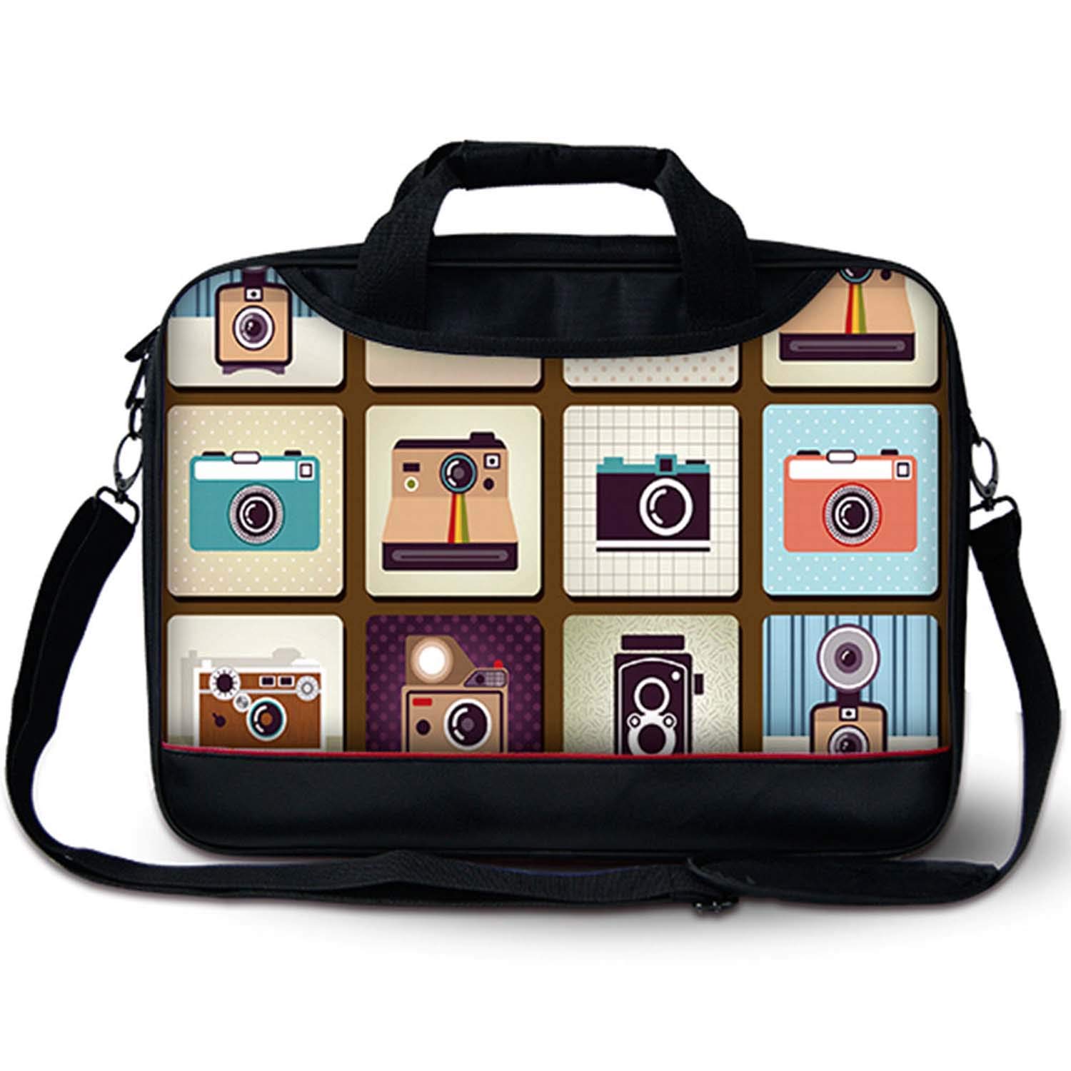 Luxburg® Luxus Designer Schultergurt Business Tragetasche mit Griff für 33 cm Laptop – Kameras