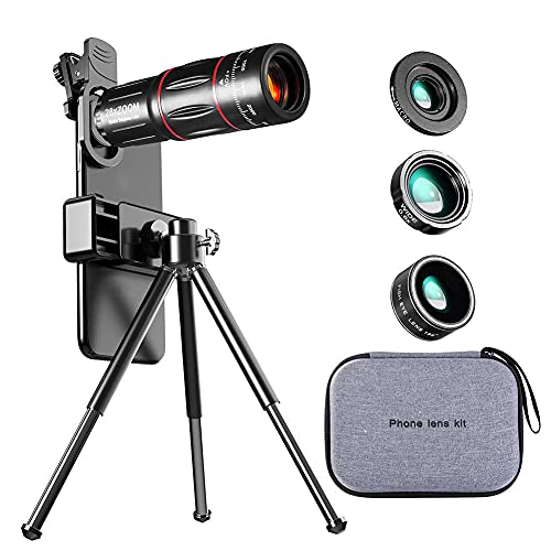 4 In 1 28x Zoom Teleobjektiv Mit Handy Halter Und Stativ Handy Kamera Objektiv Super Tele Zoom Monocular-teleskop Für Smart Telefon