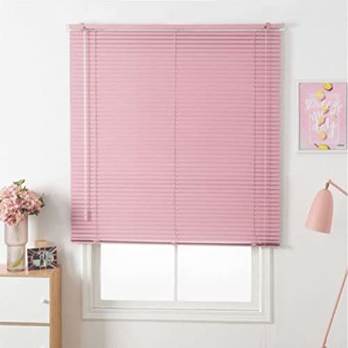 CABINE Pink Alumivenezianische Blinde Fenstertöne, 25Mm Slat Blackout Roller Jalousien, Licht- Und Blendungsschutz Mit Armaturen/W70*H140Cm