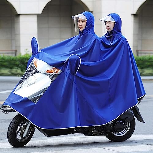 Fahrrad-Regenmantel, Regenponcho-Abdeckung, wasserdichter Regenumhang, Mobilitäts-Roller-Abdeckung, regenfester Regenmantel, Regenbekleidungs-Poncho mit Kapuze, wiederverwendbar for Erwachsene ( Color