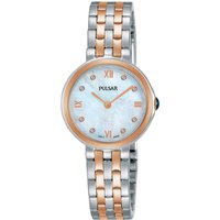 Pulsar Damen Analog Quarz Uhr mit Edelstahl Armband PM2246X1