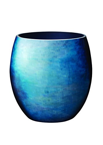 Stelton Stockholm Ø 166, mittel-Horizon Vase, Aluminium, 21 x 21 x 23 cm