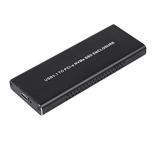 NVMe-Festplattenbox, Type-C-Schnittstelle Mobile Festplattenbox HDD-Gehäuse Schwarz