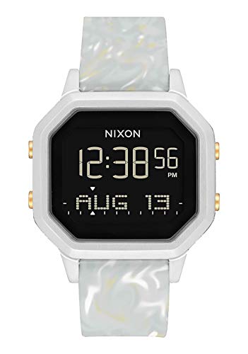Nixon Damen Digital Digitalmodul Uhr mit Silicone Armband A1211-3413-00