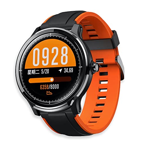 Manta SWT05BP, Smartwatch mit Saturmessung, Ihr persönlicher Trainer, Atemtrainer, Herzfrequenzmessung und Blutdruck