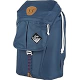 Nitro Cypress sportiver Daypack Rucksack für Uni & Freizeit, Streetpack mit gepolstertem 15“ Wide Laptopfach & Seesacktunnelverschluss, Überschlagdeckel, Blue Steel, 28 L