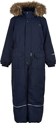 MINYMO Jungen Snow Suit-solid Schneeanzug, Black Iris, 116