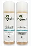 Pinus Vital – Regulierendes Pflegeshampoo 2x200 ml– Naturkosmetik – Haarshampoo für trockene, juckende und schuppige Kopfhaut – Vegan ohne Silikone