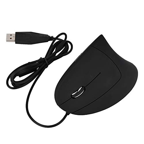 Pomya Vertikale Maus mit Kabel, USB-Kabel, für Linkshänder, ergonomische Gaming-Maus, für Laptop, PC, Computer etc.