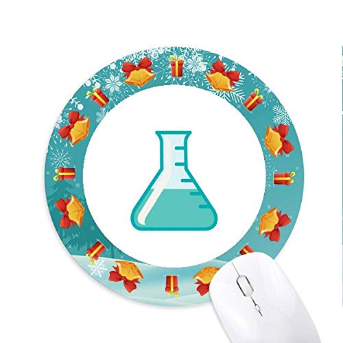 Test-tube Liquid Science Experiment Mousepad Rund Gummi Maus Pad Weihnachtsgeschenk