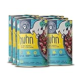 Junior Hundefutter nass 4,8 kg - 6er-Pack | Premium-Qualität | Rind & Huhn mit Fenchel – Nassfutter für Junior Hunde mit 50% Fleischanteil, getreidefrei und frei von unnötigen Zusätzen