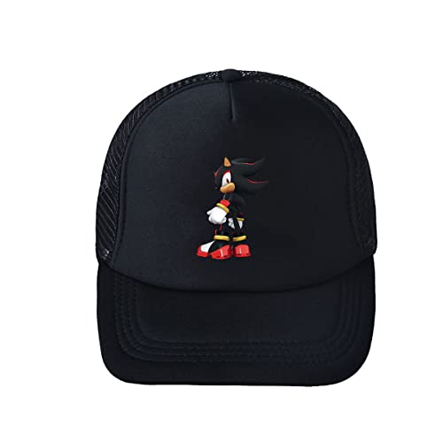Undify Anime Baseball Cap Shadow The Hedgehog Hat Snapback Hut für Männer Jungen Mädchen Verstellbar, mehrfarbig, One size
