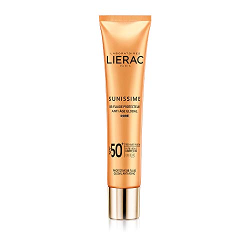 Lierac BB Cream Face SPF 50+ Anti-Aging-, UVB-, UVA- und Infrarotschutz, für alle Hauttypen, 40-ml-Format, Gold (Dorè)