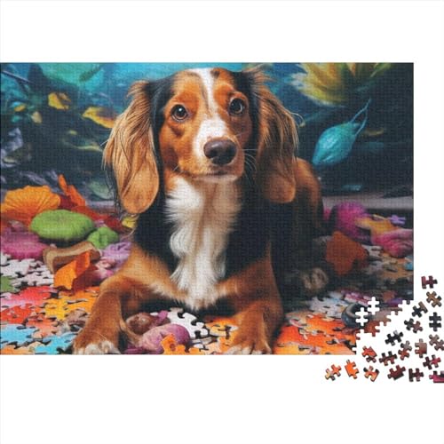 500 Teile Puzzle, lustiges Hunde-Puzzlespiel, Geburtstagsgeschenke, Puzzles, dekoratives Puzzle für Erwachsene und Jugendliche, 500 Teile (52 x 38 cm)