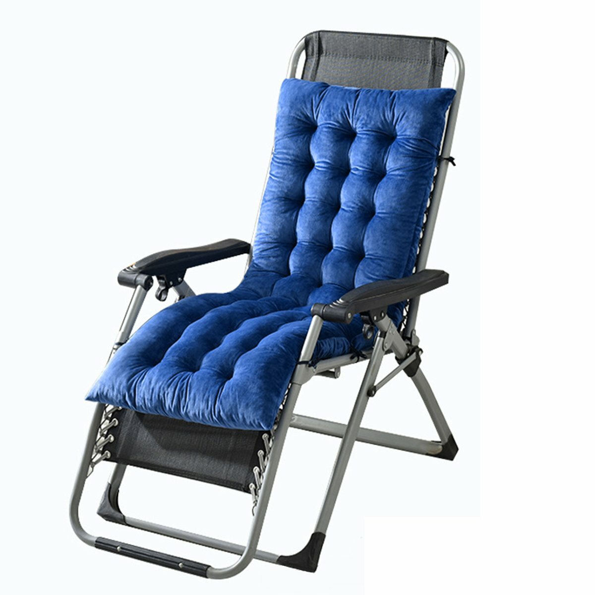 Lounger Recliner Seat Pad Ersatz Baumwollkissenbezug Sun Sofa Garden Chair Mat