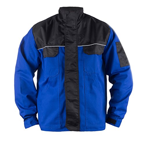 TMG® Herren Arbeitsjacke Bundjacke - leichte Jacke für die Arbeit für Mechaniker/Klempner - blau - 2XL