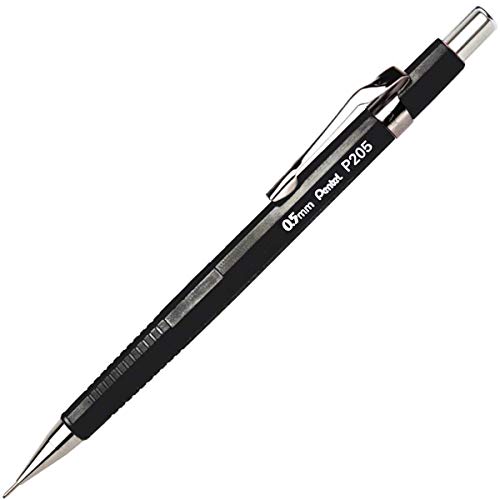 Pentel P200 Automatische Bleistift 0,5 mm schwarz Barrel [Pack 12]