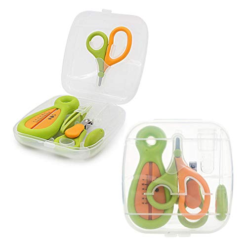 6PCS Set Babypflegewerkzeuge Stillende Ohrnase Klarer Nagelpflege Clipper Scherschneider Baby Healthcare Kit Nagelwerkzeugset