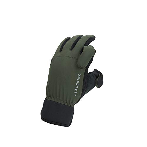 SealSkinz Waterproof All Weather Sporting Glove, Olive Green/Black, L