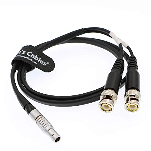 Alvin's Cables 5 Pin Stecker an BNC Time Code Eingangs Kabel für Sound Devices XL-LB2 1M