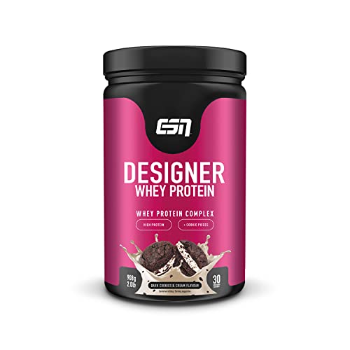 ESN Designer Whey Protein Pulver, Dark Cookies and Cream, 908g Dose